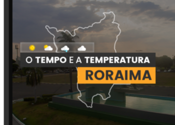 PREVISÃO DO TEMPO: sexta-feira (12) com chuva no sul de Roraima