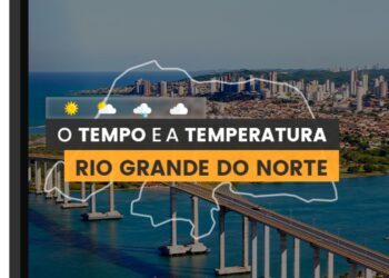 PREVISÃO DO TEMPO: terça-feira (2) com céu coberto por muitas nuvens no Rio Grande do Norte