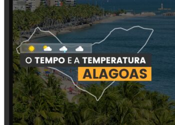 PREVISÃO DO TEMPO: terça-feira (2) com céu nublado em Alagoas