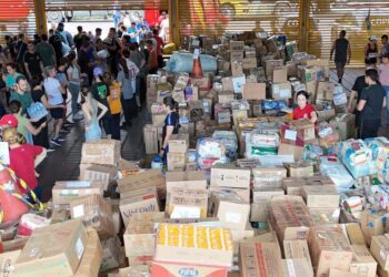 Arrecadação de doações no Paraná para o RS chegam a 3,3 mil toneladas - Foto: Valdelino Pontes/SECID