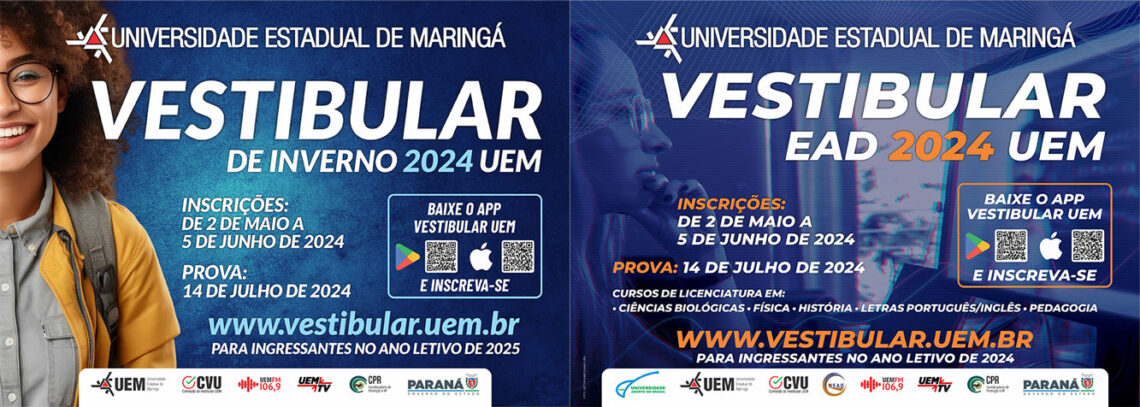UEM está com inscrições abertas para Vestibular de Inverno 2024 e ...