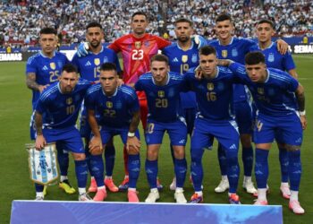 Argentina, atual campeã do mundo e da Copa América - Foto: Andrew Caballero Reynolds/AFP