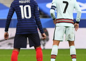 Quartas da Euro 2024 coloca frente a frente, CR7 e Mbappé - Foto: Pinterest/ilustrativa