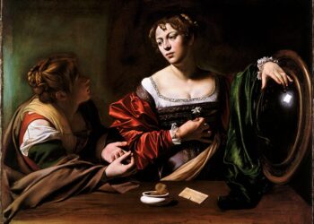 Marta e Santa Maria Madalena/Caravaggio_(c.1599)