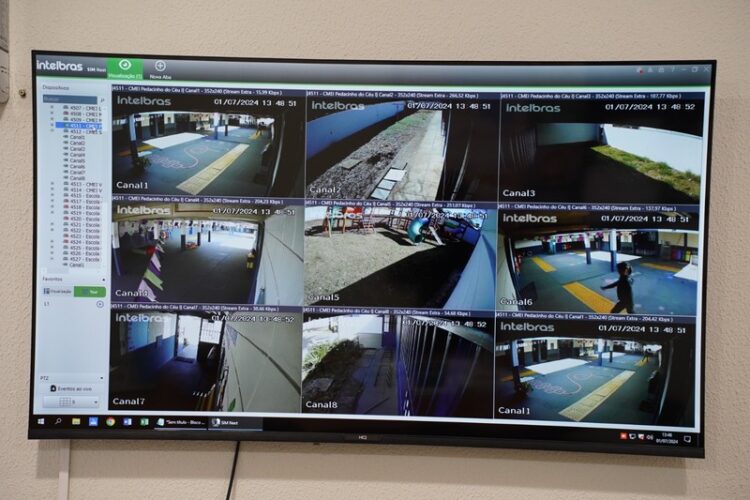 Todas as escolas e Cmeis de Sarandi vão receber câmeras de monitoramento - Foto: Prefeitura de Sarandi