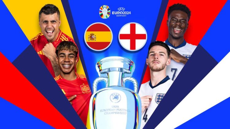 Espanha e Inglaterra duelam na busca pela Euro 2024 - Foto: Divulgação/UEFA Getty Images