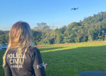 Mais de 30 cursos já habilitaram 556 servidores para pilotar drones - Foto: Polícia Penal do Paraná