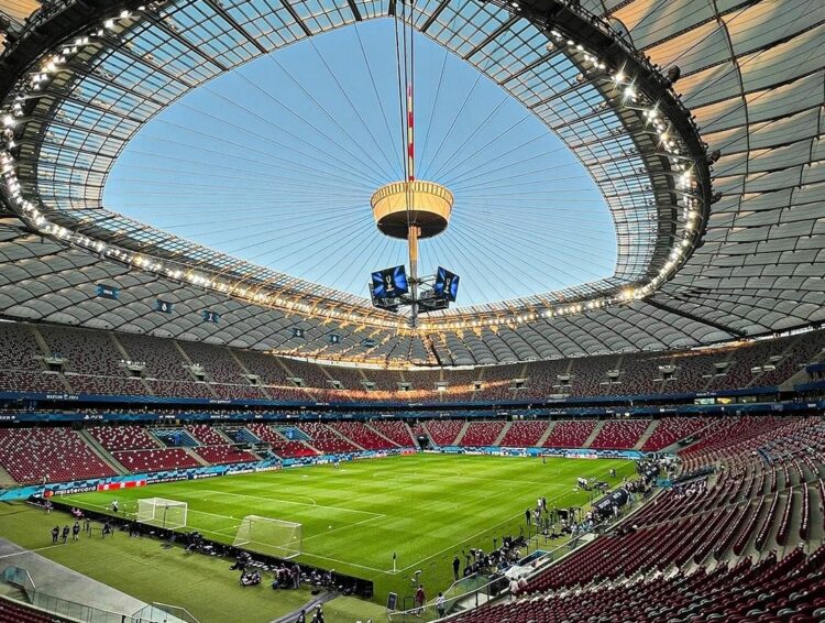 Estádio Nacional de Varsóvia, na Polônia recebe a grande decisão da supercopa da Uefa - Foto: Redes sociais/Real Madrid