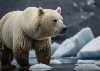 o urso polar é branco porque vive na neve