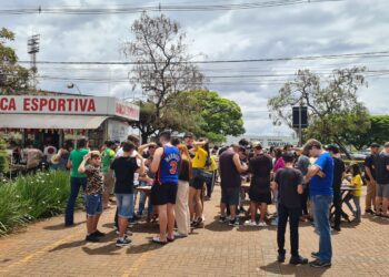 Em época de Copa do Mundo, é sempre um momento especial, crianças, adultos, famílias, se aglomeram na região da Banca Esportiva - Foto: Arquivo BE