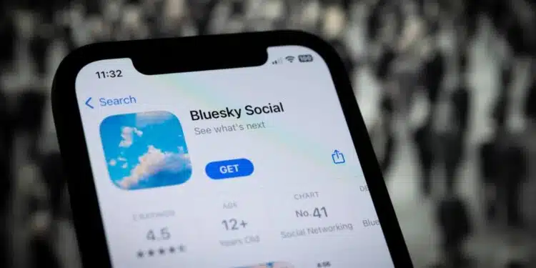 Rede social Bluesky cresce no Brasil