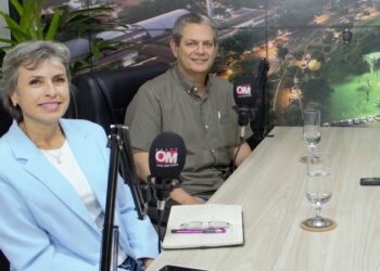 Prefeito e vice eleitos conversaram com a reportagem no estúdio do jornal (Crédito: Pamela Maria)