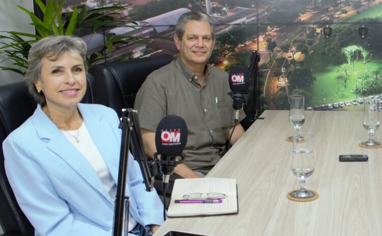 Prefeito e vice eleitos conversaram com a reportagem no estúdio do jornal (Crédito: Pamela Maria)