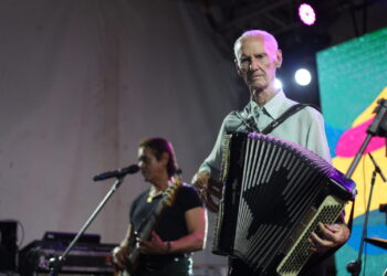 Acordeonista Tercílio Men tem 70 anos de carreira na música (Crédito: Cristiano Martinez)