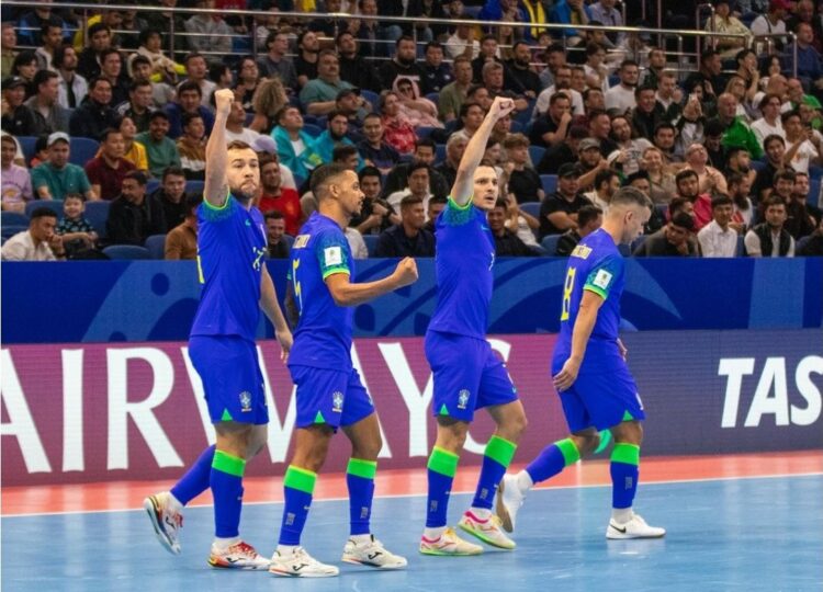 Brasil está na final da Copa do Mundo de Futsal pela sétima vez - Foto: Leto Ribas/CBF