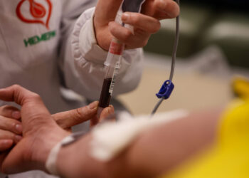 a urgência de doações de sangue são para os tipos A+, B-, O+ e O-. -
Foto Gilson Abreu/AEN