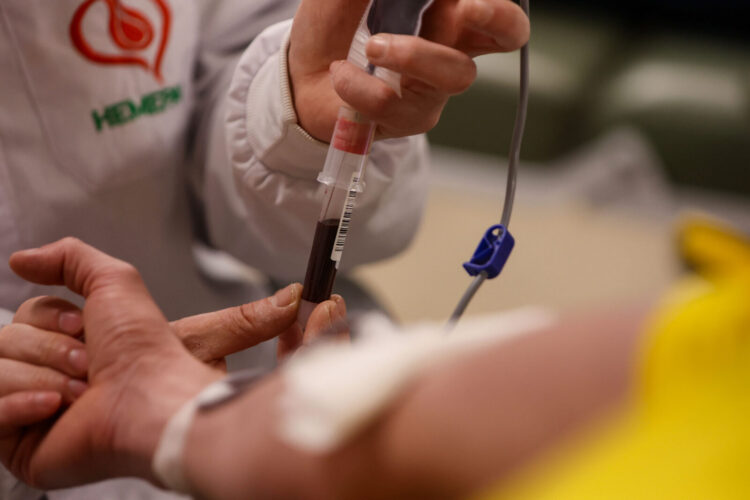 a urgência de doações de sangue são para os tipos A+, B-, O+ e O-. -
Foto Gilson Abreu/AEN