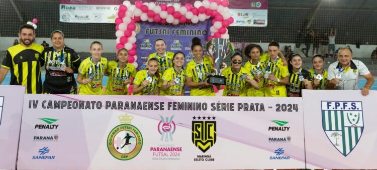 Seleto é vice-campeão paranaense de futsal feminino Série Prata