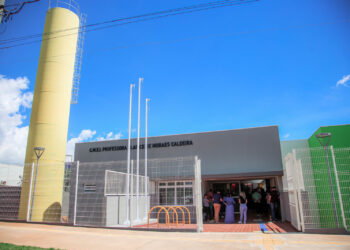 A nova unidade da rede municipal de ensino de Maringá é a terceira do distrito e atenderá 375 alunos a partir de 2025 - Foto: Rafael Macri/Pref. de Maringá