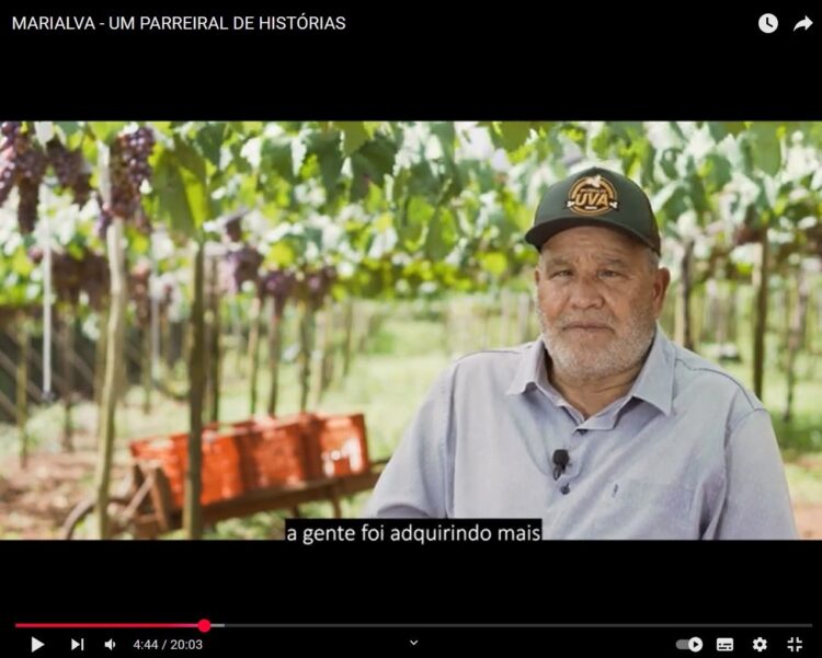 Cena do documentário, que é formado por depoimentos (Crédito: Reprodução)