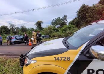 Mulher morre em acidente na PR-577, próximo a Porto Rico