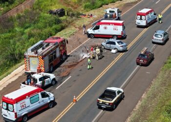 Acidente deixa três mortos na BR-277, em Guarapuava