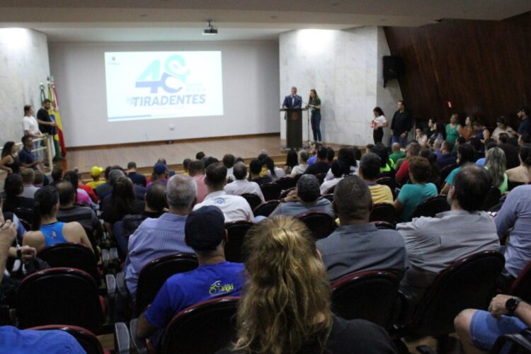 Lançamento da prova ocorreu no auditório Hélio Moreira, nesta terça-feira, 25 (Crédito: Cristiano Martinez)