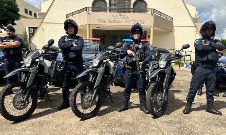 O GTAM, contará inicialmente com três motocicletas e três agentes - Foto: Pref. de Sarandi