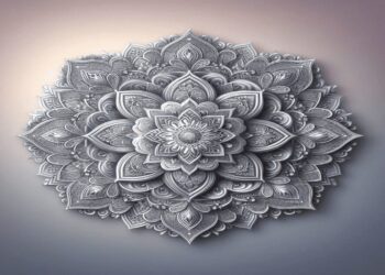 mandala da Cor Prata