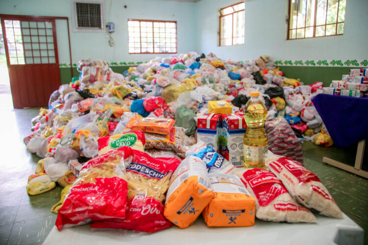 Maringá arrecada 23 toneladas de alimentos durante Carnaval 2025 - Foto: Rafael Macri/Pref. de Maringá