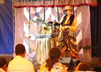 Apresentação de Elaine Teleken na Flim 2024 (Crédito: Arquivo/Cristiano Martinez)