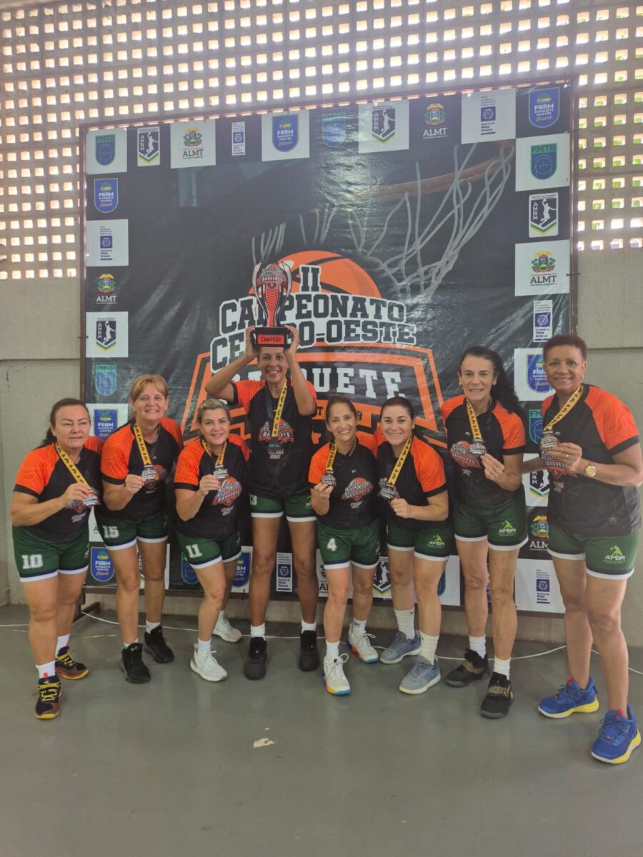 Seleção Feminina de basquete master do Paraná é campeã de torneio de feriadão de Páscoa