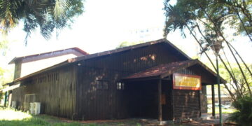 Fachada atual do Teatro Barracão Paulo Mantovani (Crédito: Arquivo/Cristiano Martinez)