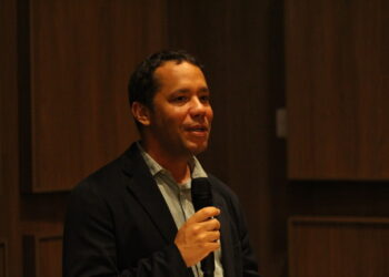 Presença de Itamar Vieira Junior na OAB Maringá, em 2024 (Crédito: Arquivo/Cristiano Martinez)