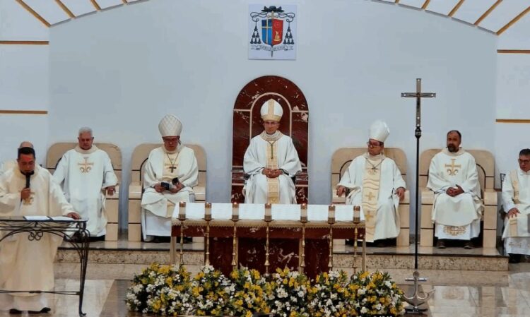 dom evandro luis braun é empossado como bispo de Campo Mourão