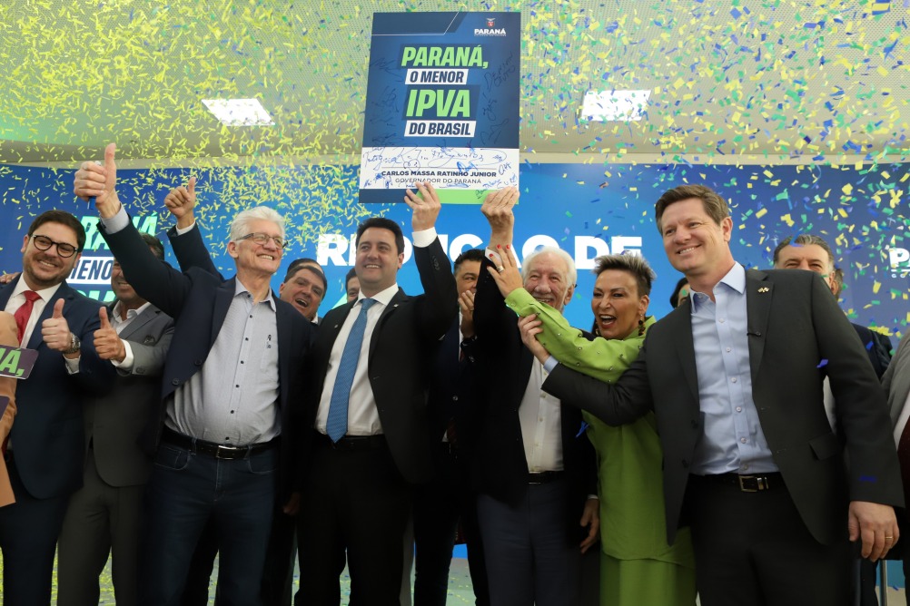 Governador Ratinho Júnior sanciona Lei que reduz o IPVA no Paraná