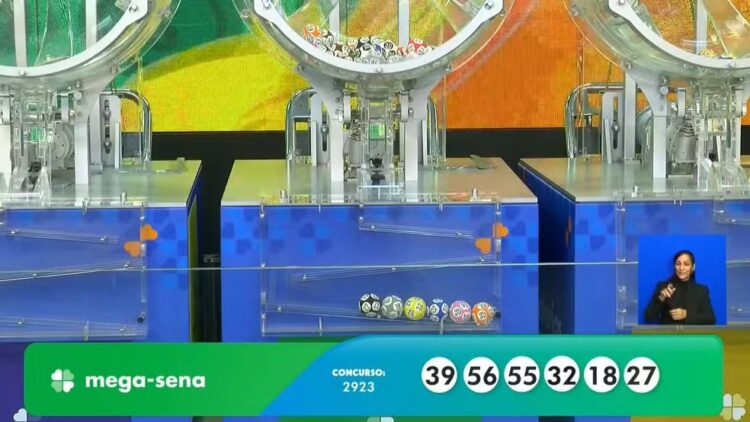Ninguém acerta a Mega-Sena 2923 e prêmio acumula em R$ 20 milhões