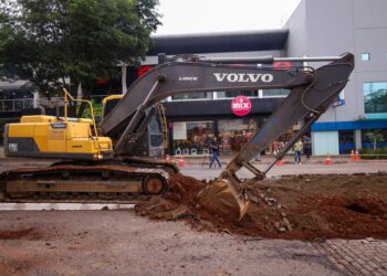 Fechamento de cratera na Avenida São Paulo vai demorar 10 dias
