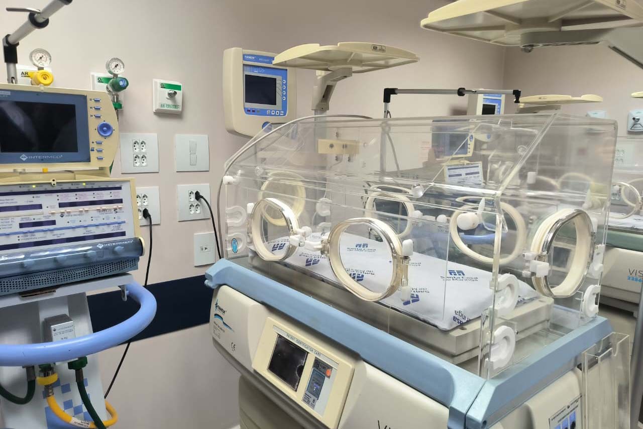 A UTI neonatal da Santa Casa agora tem o dobro de leitos