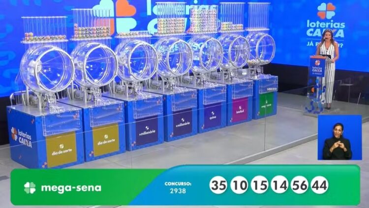 Mega-Sena 2938 não teve acertador das seis dezenas