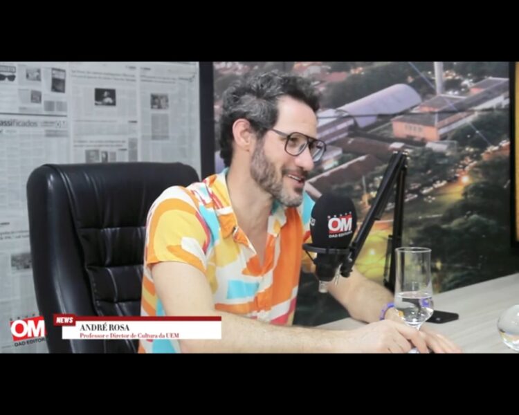 Diretor de Cultura da UEM conversa no podcast Sala Vip (Crédito: Reprodução)