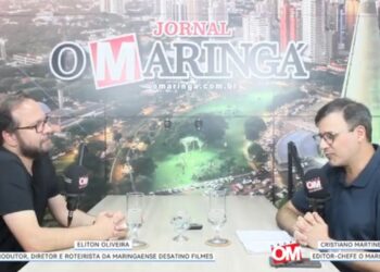 Eliton conversa sobre o filme no podcast Sala Vip do jornal O Maringá (Crédito: Reprodução)