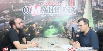 Eliton conversa sobre o filme no podcast Sala Vip do jornal O Maringá (Crédito: Reprodução)