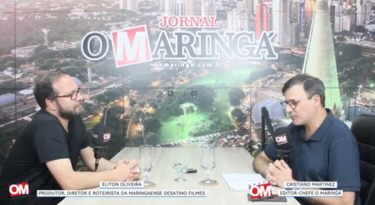 Eliton conversa sobre o filme no podcast Sala Vip do jornal O Maringá (Crédito: Reprodução)