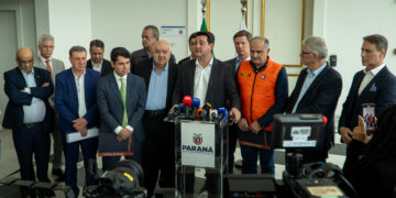 Governador Carlos Massa Ratinho Junior autorizou nesta segunda-feira, 3 novembro, o repasse de R$ 50 milhões do Tesouro Estadual ao Fundo Estadual para Calamidades Públicas (Fecap) -Crédito: Felipe Henschel/AEN