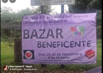 Bazar da Ong Marias da Internet arrecada para custear ações contra a violência digital