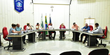 Sessão na Câmara de Marialva (Crédito: Ariádiny Rinaldi/CMM)