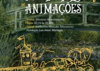 Detalhe do cartaz oficial, com design de @angellmon_