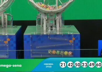 Ninguém acerta a Mega-Sena 2950, sorteada nesta quinta-feira, 11