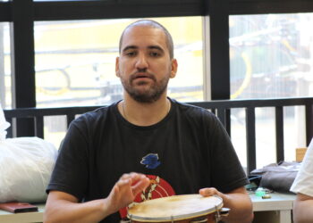 Marcus Thadeu ministra oficina no CAC Márcia Costa (Crédito: Cristiano Martinez)